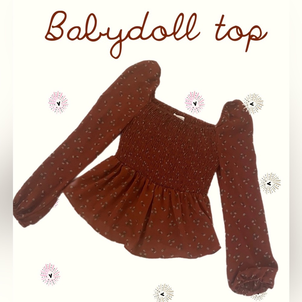 Baby doll top (size small)